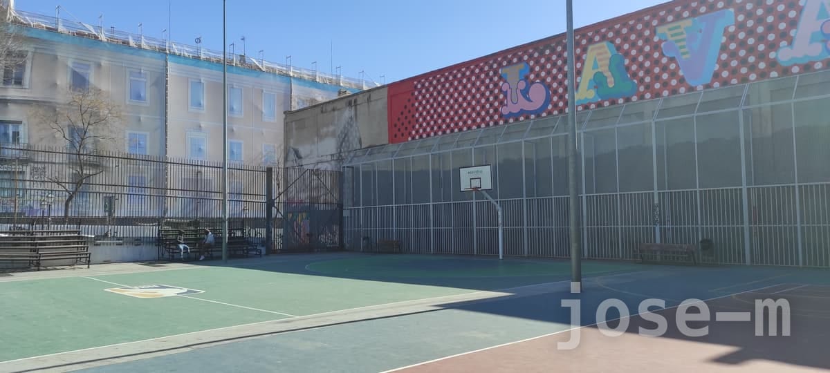 Canchas públicas Embajadores, en Madrid
