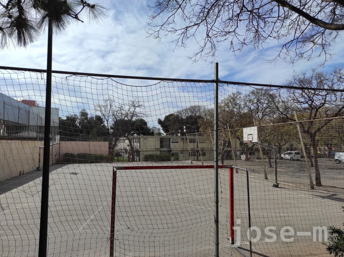 Canchas públicas Jardins de la Maternitat, en Barcelona