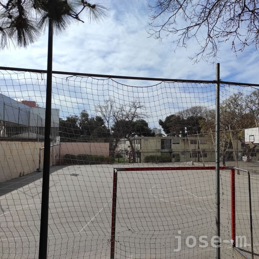 Canchas públicas Jardins de la Maternitat, en Barcelona