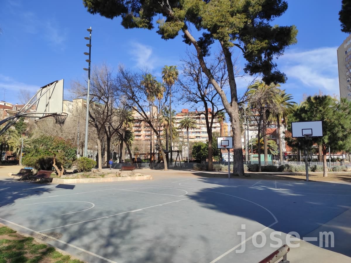 Canchas públicas Jardins de Magalí, en Barcelona
