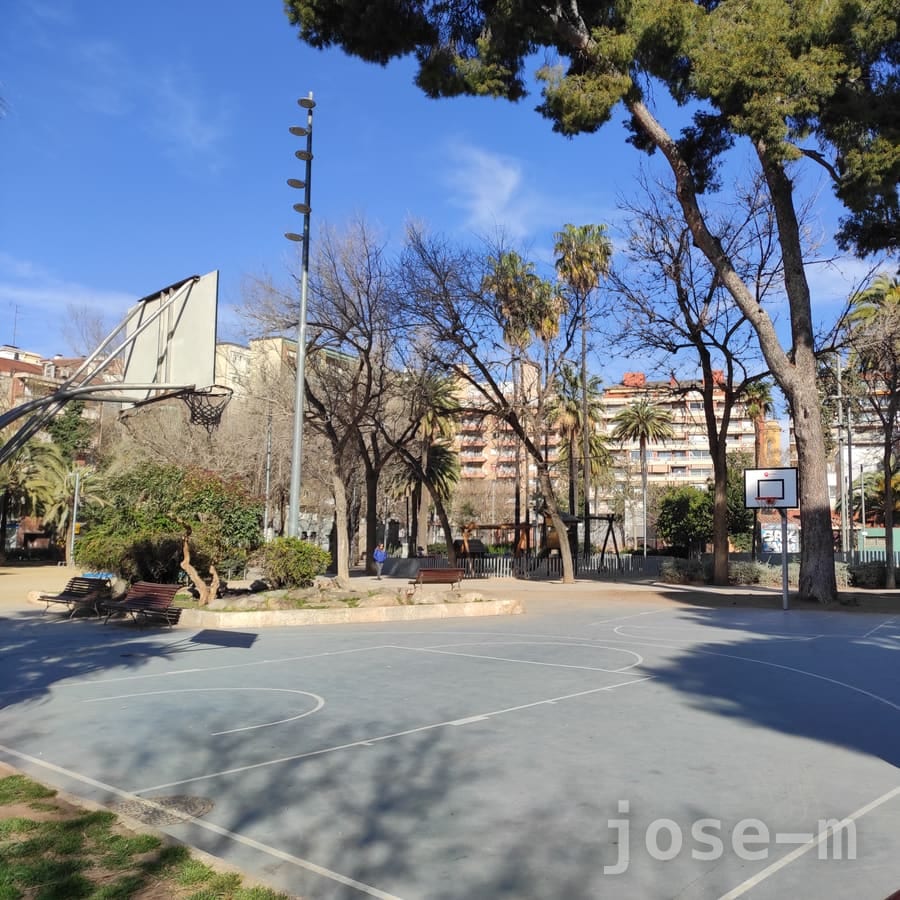 Canchas públicas Jardins de Magalí, en Barcelona