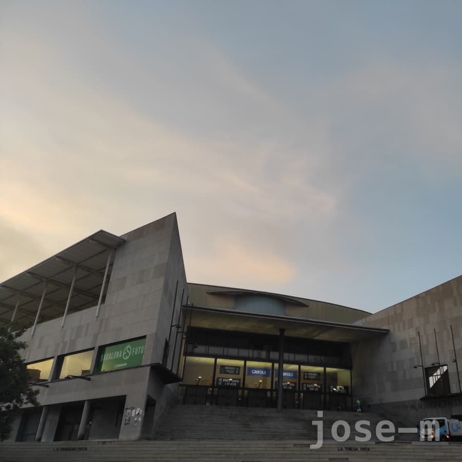 Cancha Pabellón Olímpico de Badalona, en Badalona