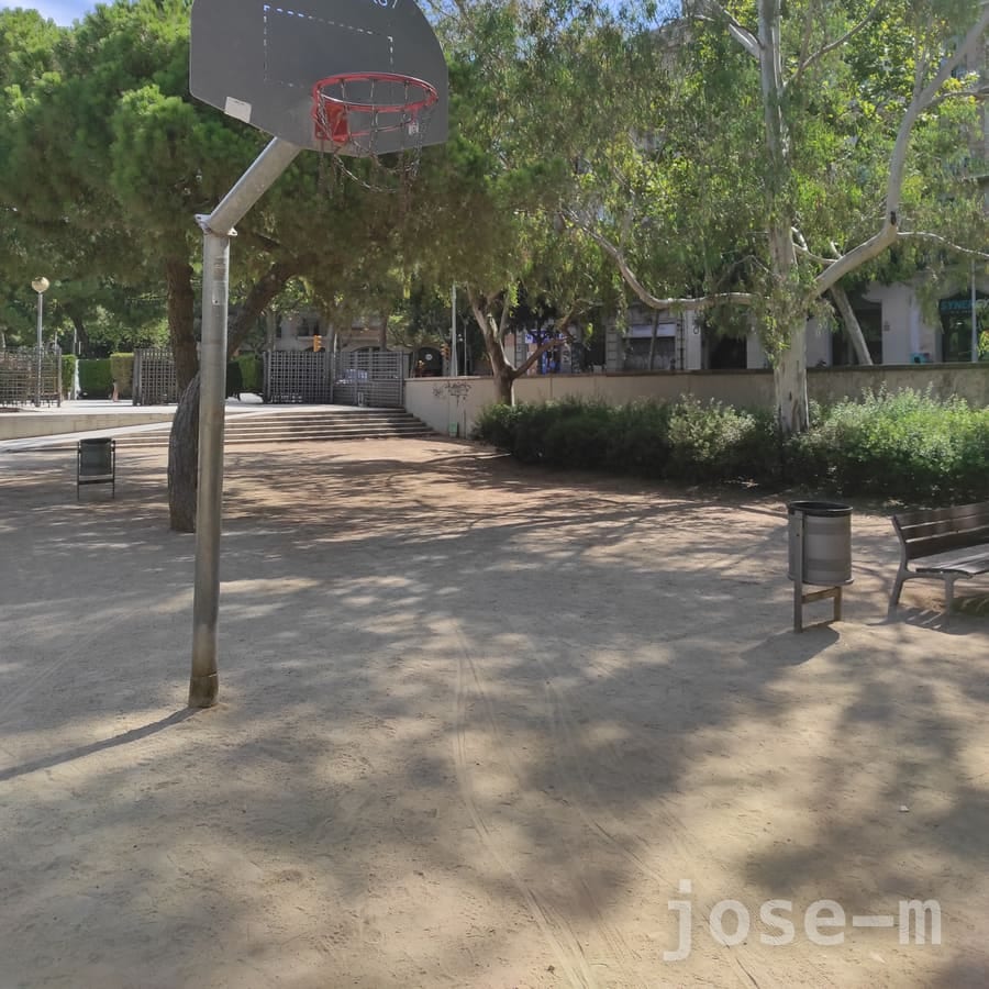Canchas públicas Parque Joan Miró, en Barcelona